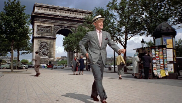 Funny Face at Avenue des Champs-Élysées - Arc de Triomphe - filming